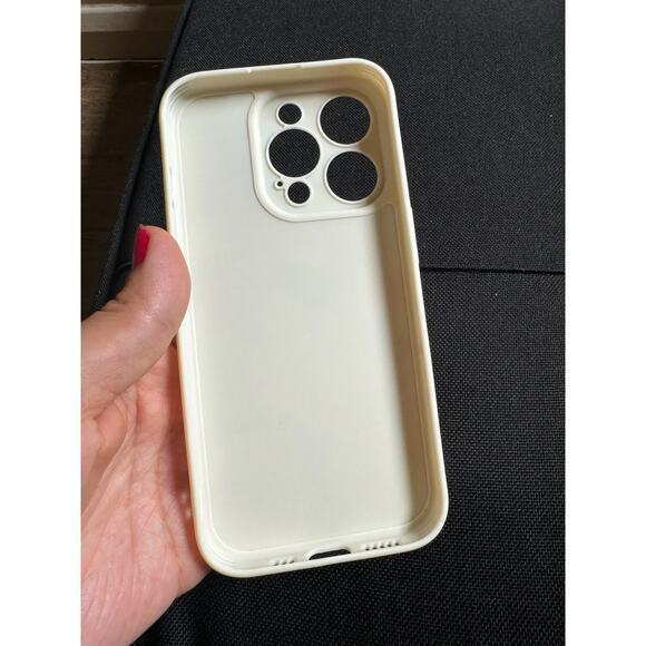 iPhone 15 Pro Nature Floral Silicone Case Soft Slim - Picture 3 of 4